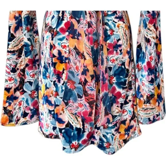 For Love & Lemons Blake Mini Dress Floral Cutout M - Picture 9 of 14